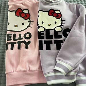 Hello Kitty Kids Sweaters in Pink and Lavender